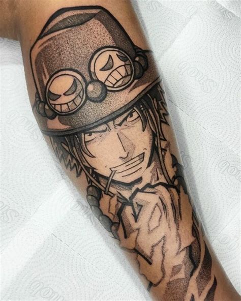 ace tattoo|ace tattoo one piece pics.